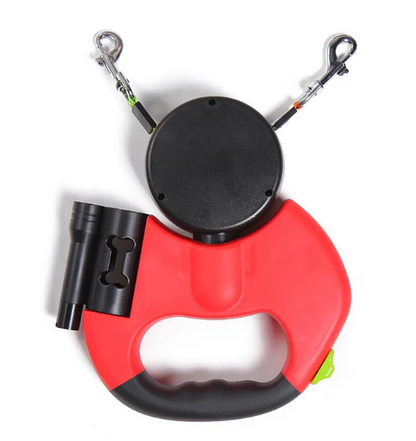 DualGlow Twin Dog Leash